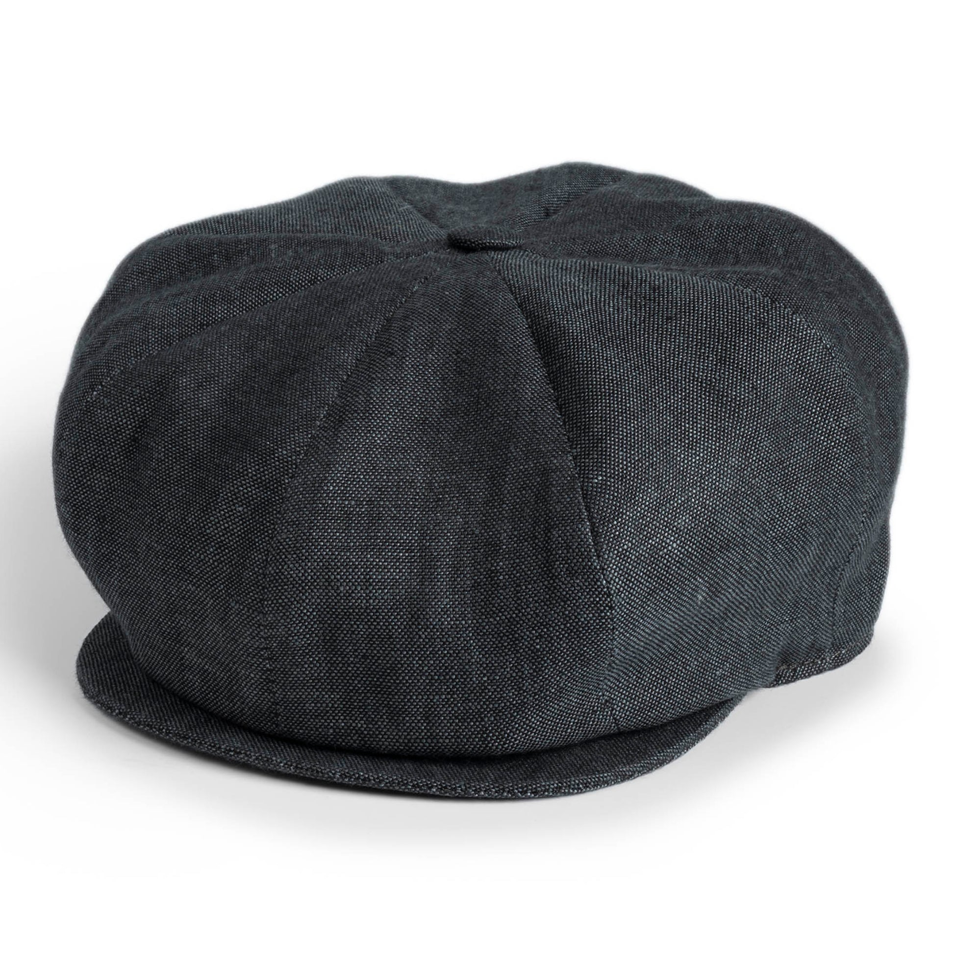 8 pieces newsboy hat charcoal