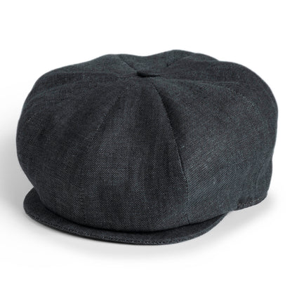 8 pieces newsboy hat charcoal
