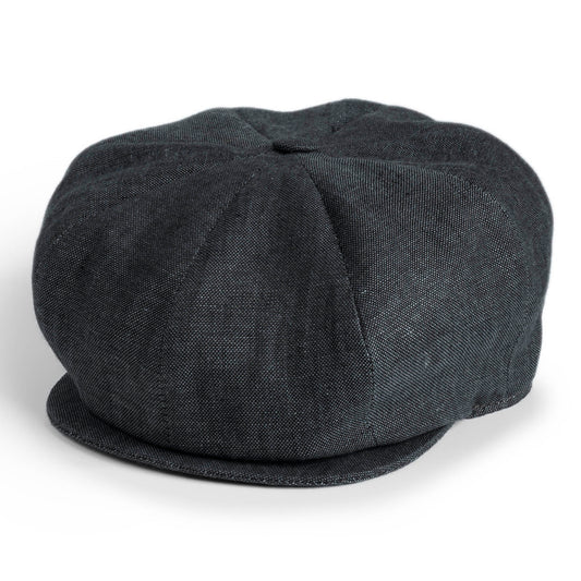 8 pieces newsboy hat charcoal