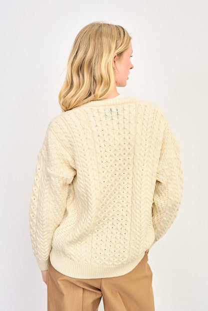 Achill Island Women's Aran Cardigan
