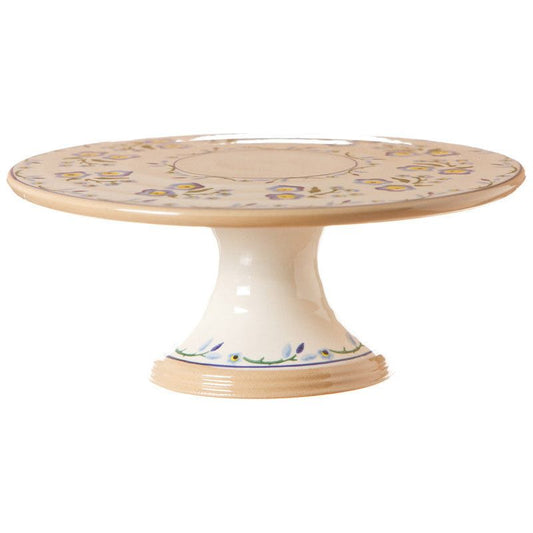Forget Me Not 9" Footed Cake Plate