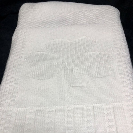 Shamrock Knit Baby Blanket