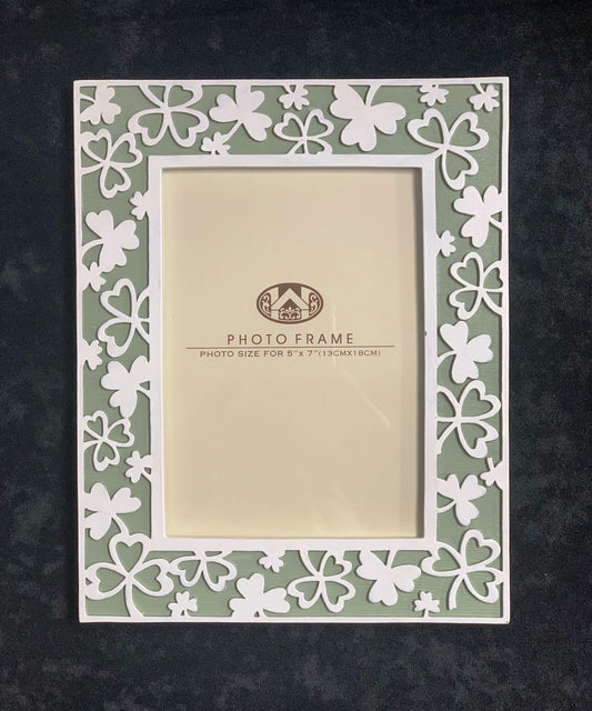Shamrock Picture Frame 5x7