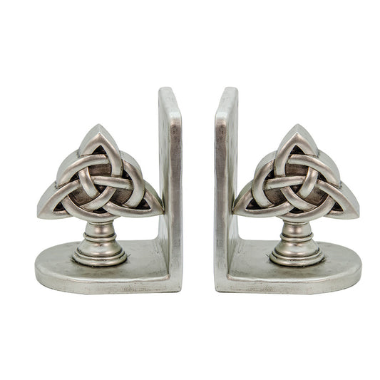 Trinity Brushed Nickel Book Ends