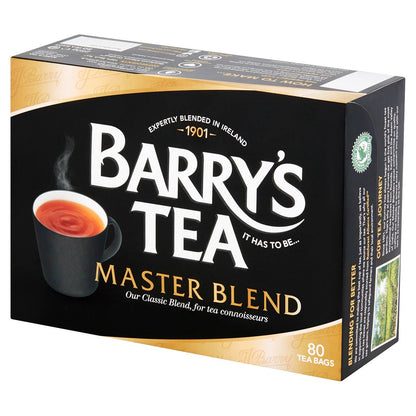 Box of Barry's Tea Master Blend on a white background