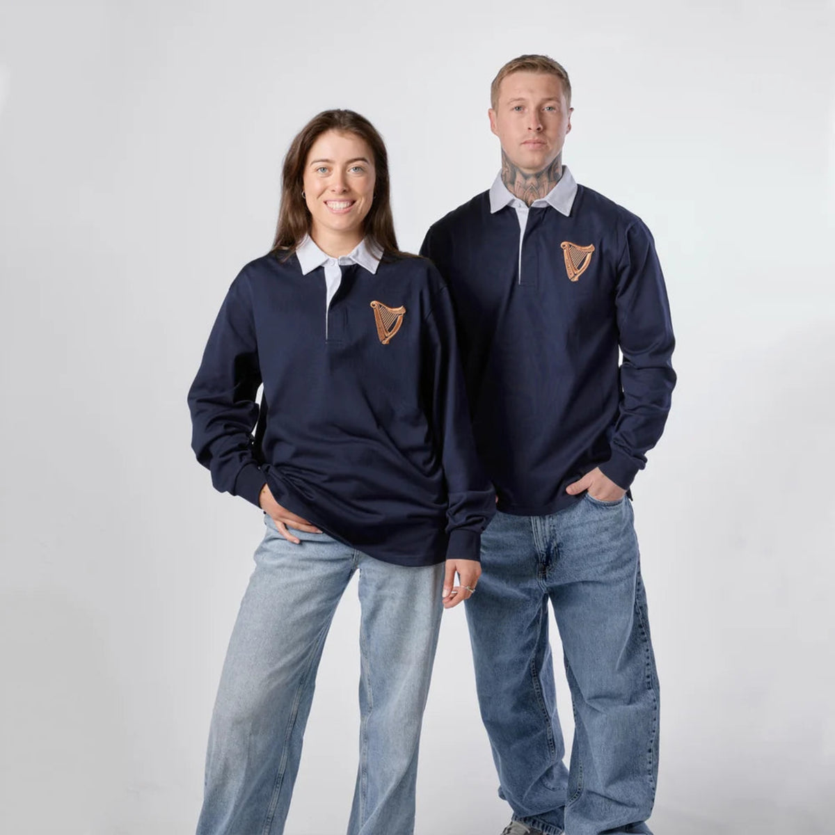 Blue Guinness Rugby Shirt