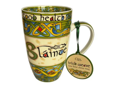 Irish Weave Slainte China Mug