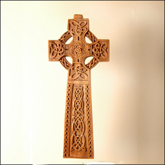 Celtic Cross CR-01 Wood Carving