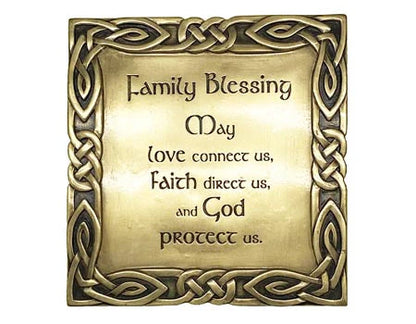 Family Blessing Bronze Plaque