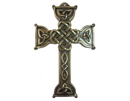 Bronze Celtic Love Cross