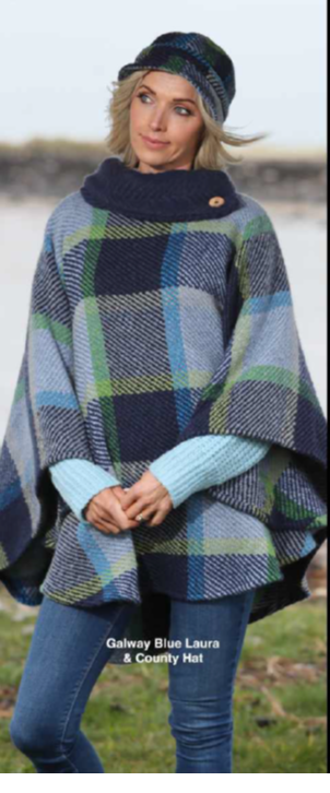 Laura Cape - Galway Blue