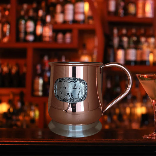 Copper-Colored Pewter Tankard
