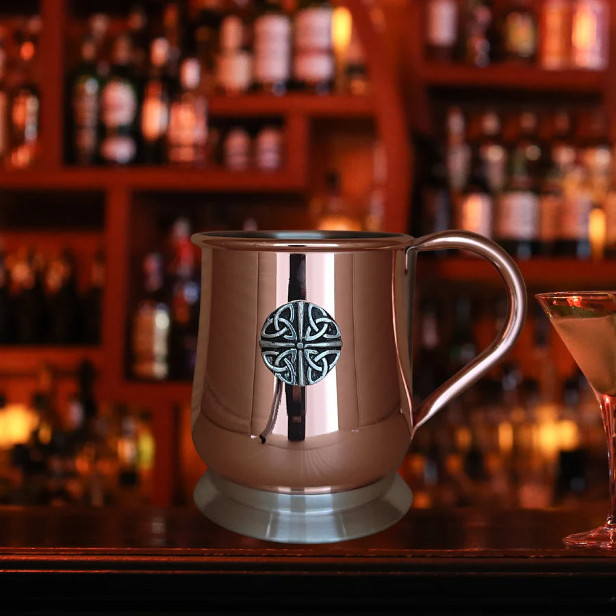 Copper-Colored Pewter Tankard