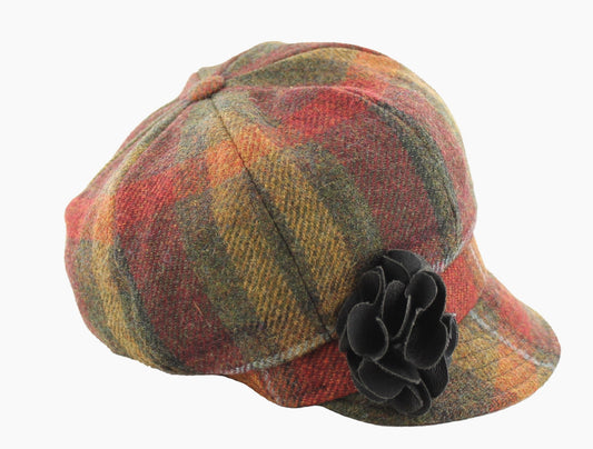 Ladies 100% Wool Newsboy Cap 321