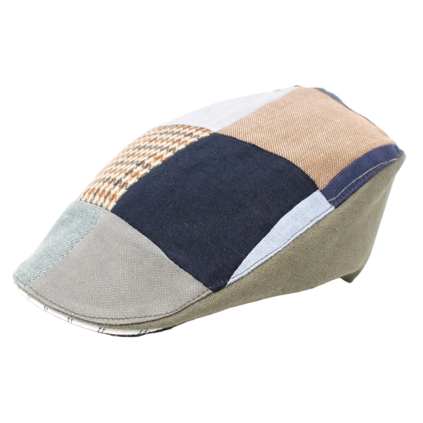 Donegal Touring Cap Patchwork Linen