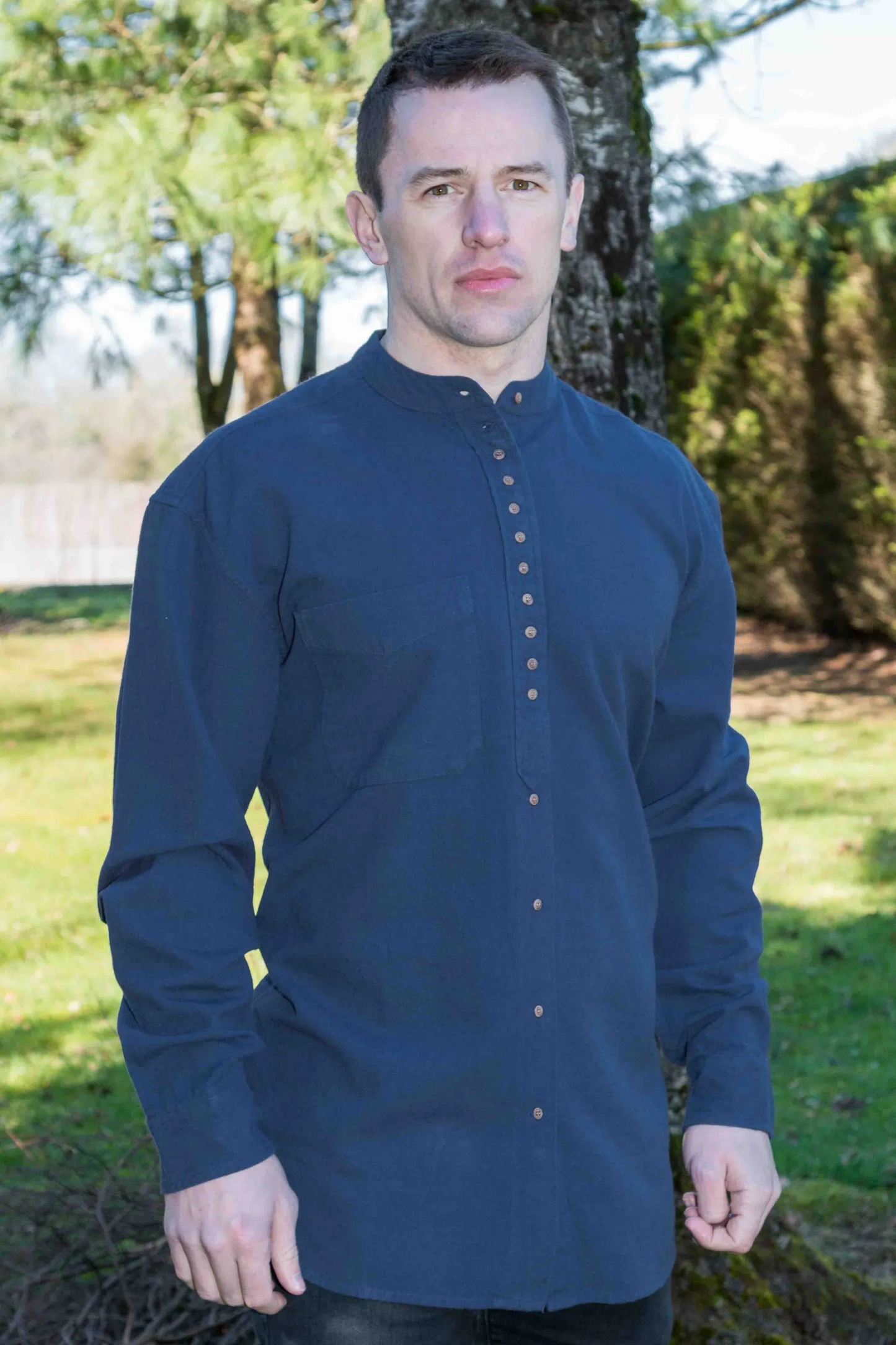 Traditional Irish Grandfather Shirt - Civilian