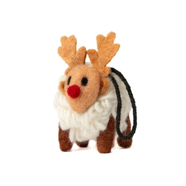 Felt Sheep Reindeer