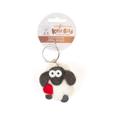 Wool Sheep Keyring