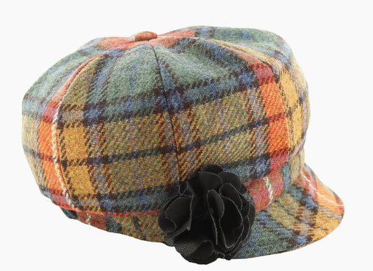 Ladies 100% Wool Newsboy Cap 60