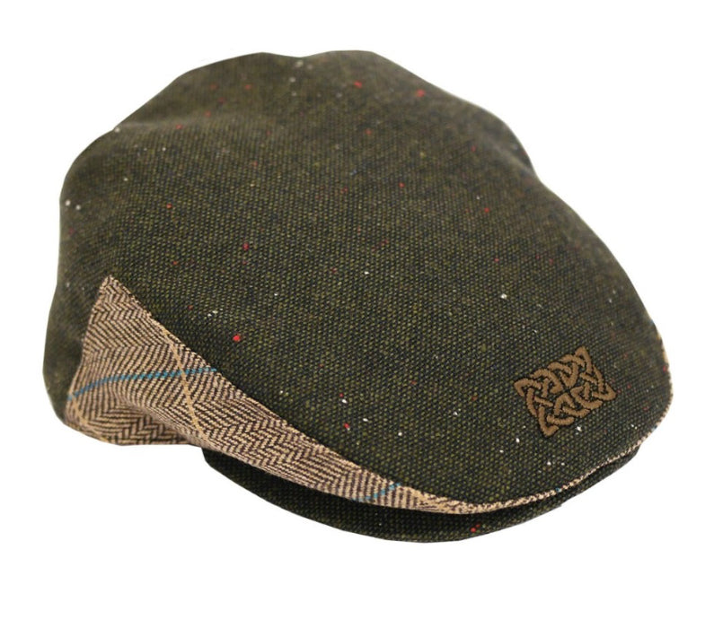 Green Celtic Knot Kids Flat Top Cap