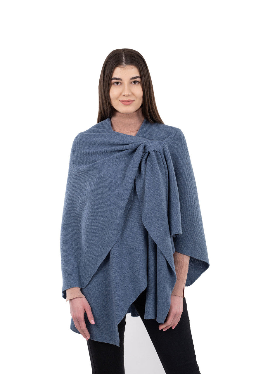 Lambswool Draped Shawl