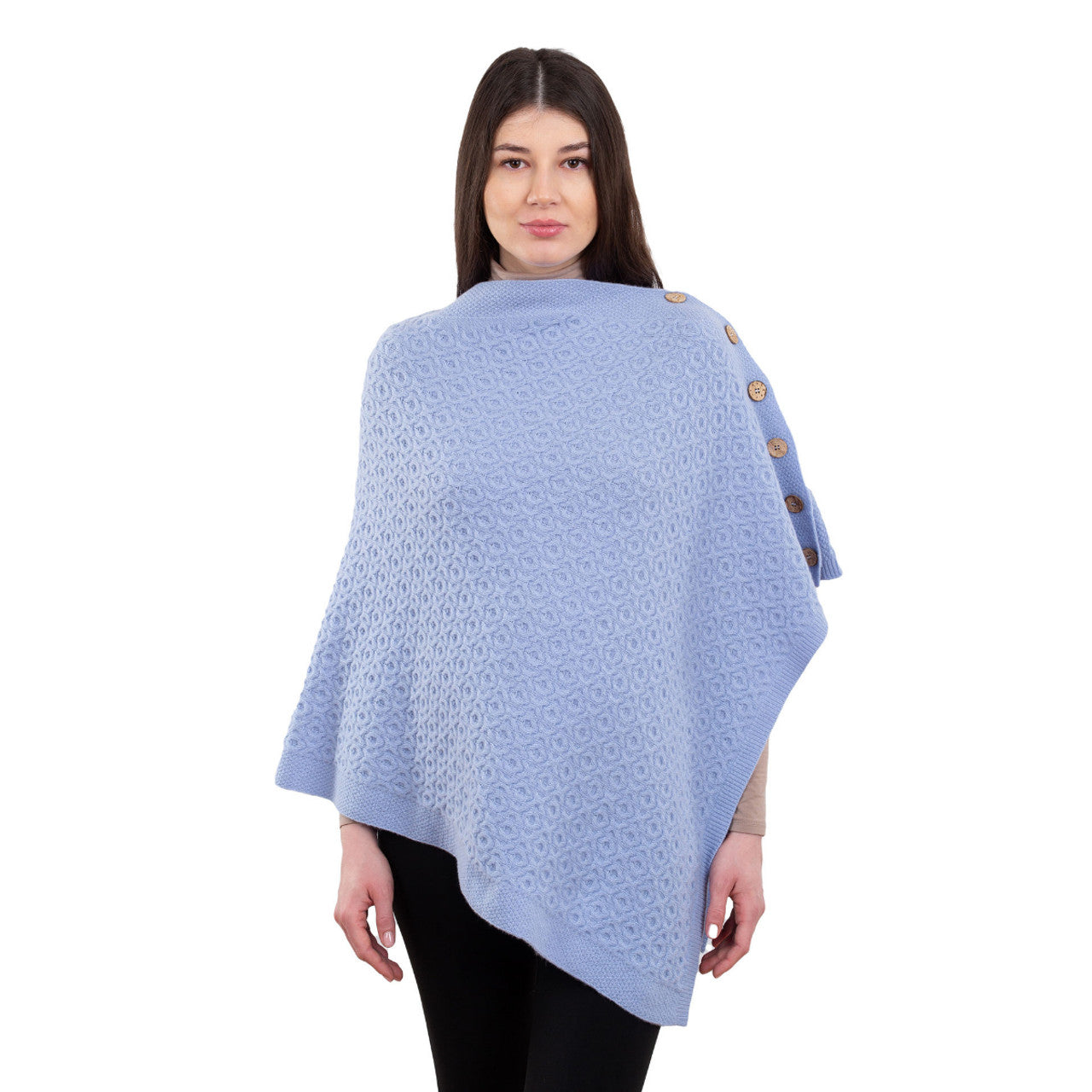Luxurious Knit Lambswool Poncho