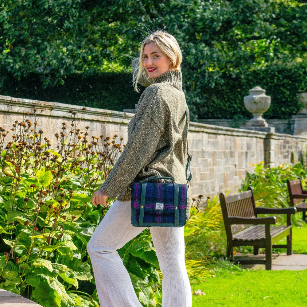 Harris Tweed Ladies Messenger Bag