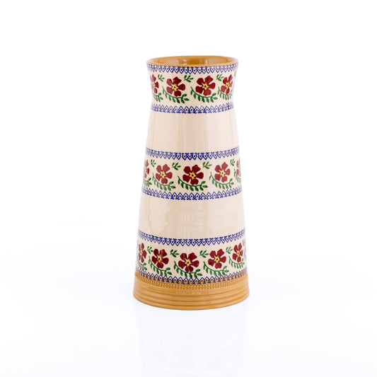 Large Old Rose Tapered Vase