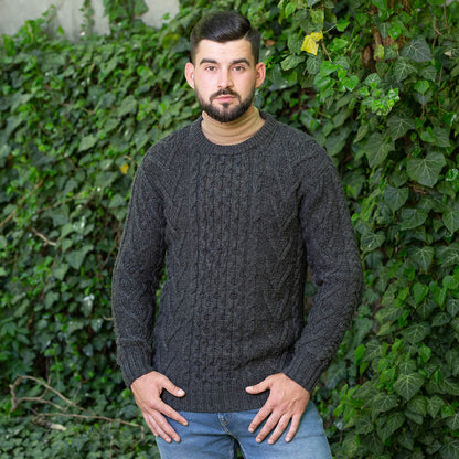 Merino Wool Aran Sweater