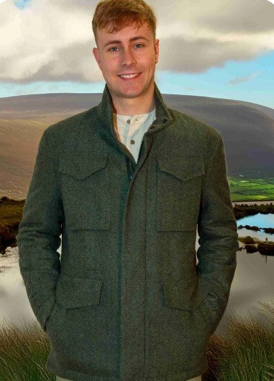 Men's Herringbone Nep Mizen Head Jacket