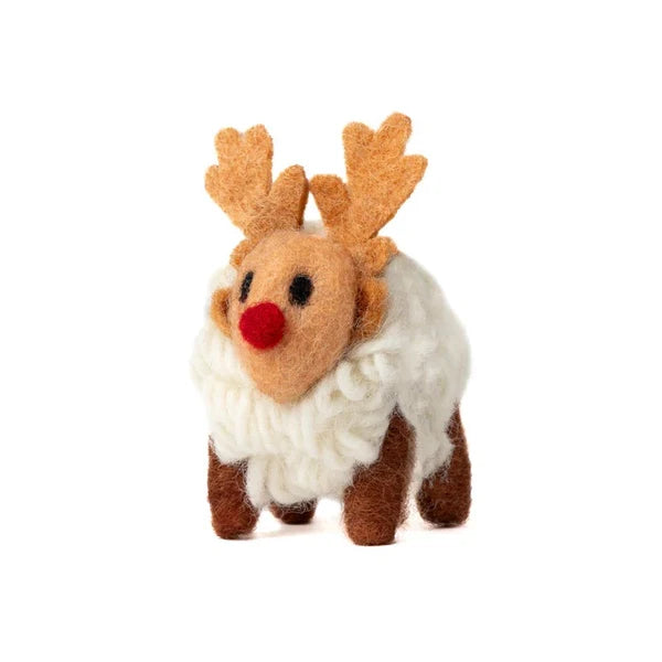 Felt Sheep Reindeer