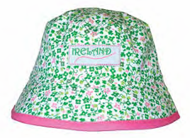 Kids Shamrock Sun Hat