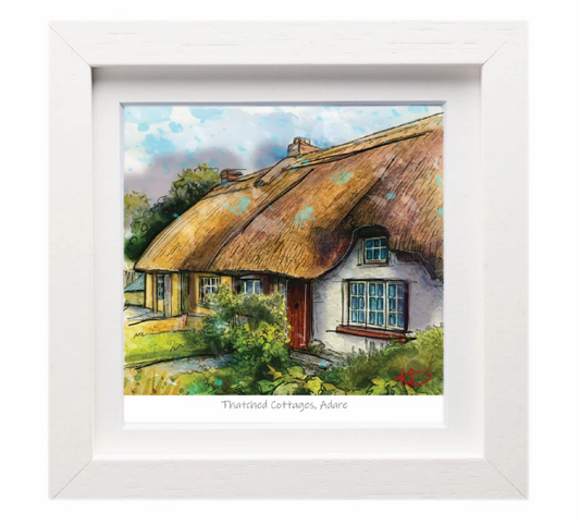 "Thatched Cottages, Adare" by Karolina Di Duca