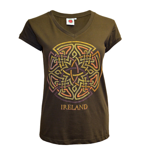 Ladies V Neck Celtic Ireland