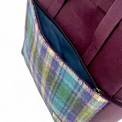 Harris Tweed Travel Messenger Bag
