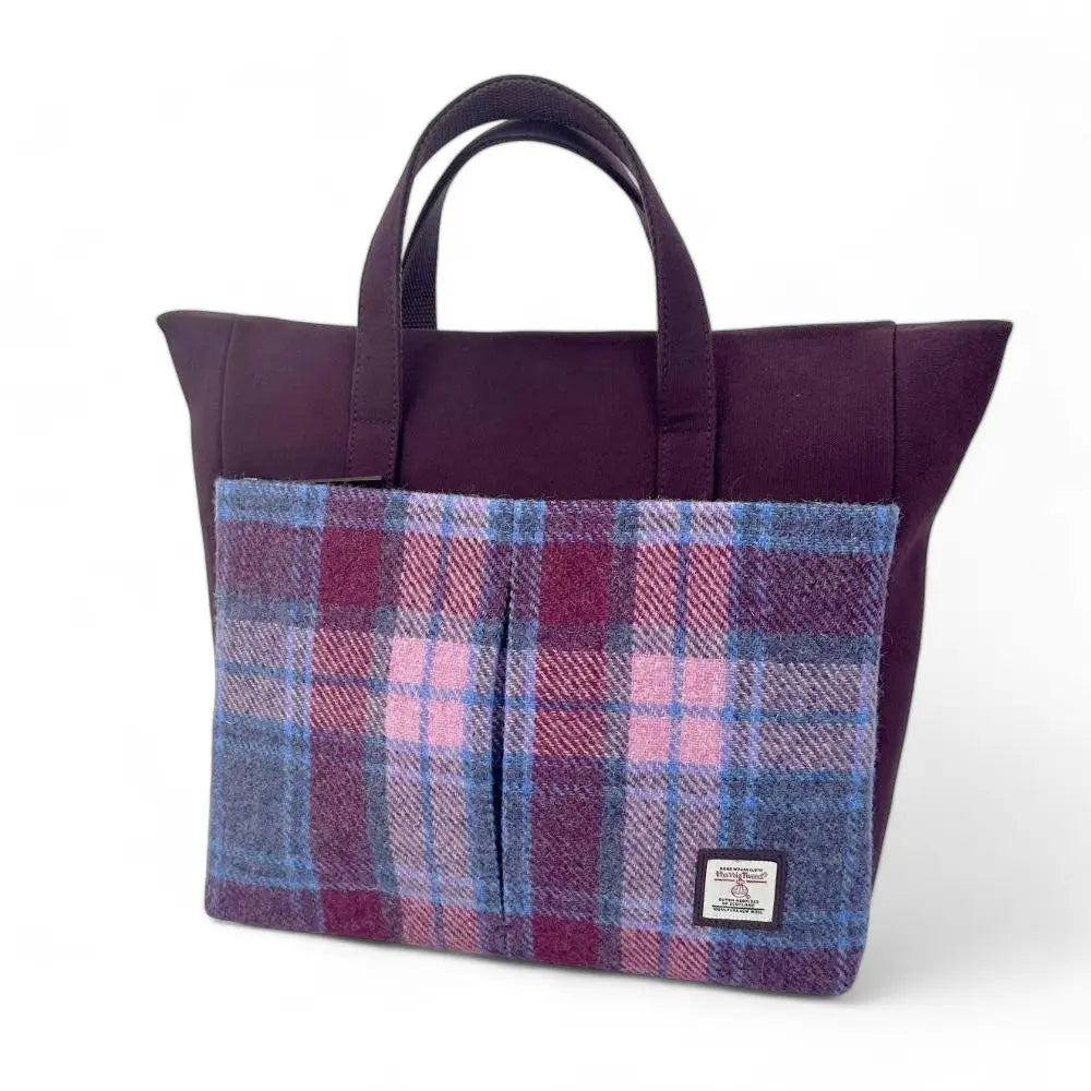 Harris Tweed Travel Messenger Bag