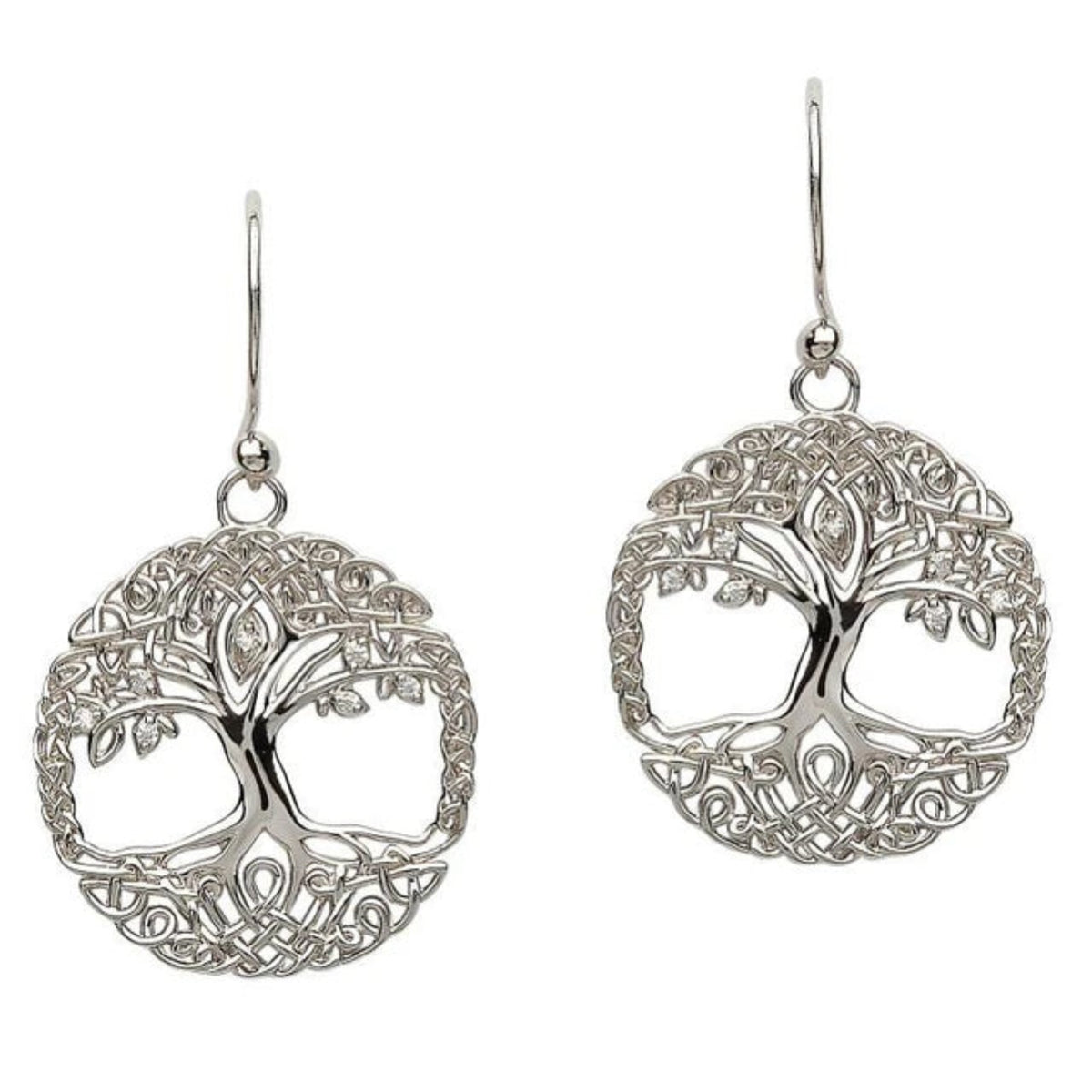 Tree of Life Sterling Silver Earrings