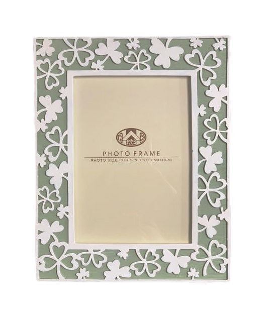 Shamrock Picture Frame 5x7