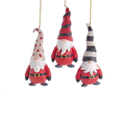 5"RESIN LONG HAT GNOME ORNAMENT