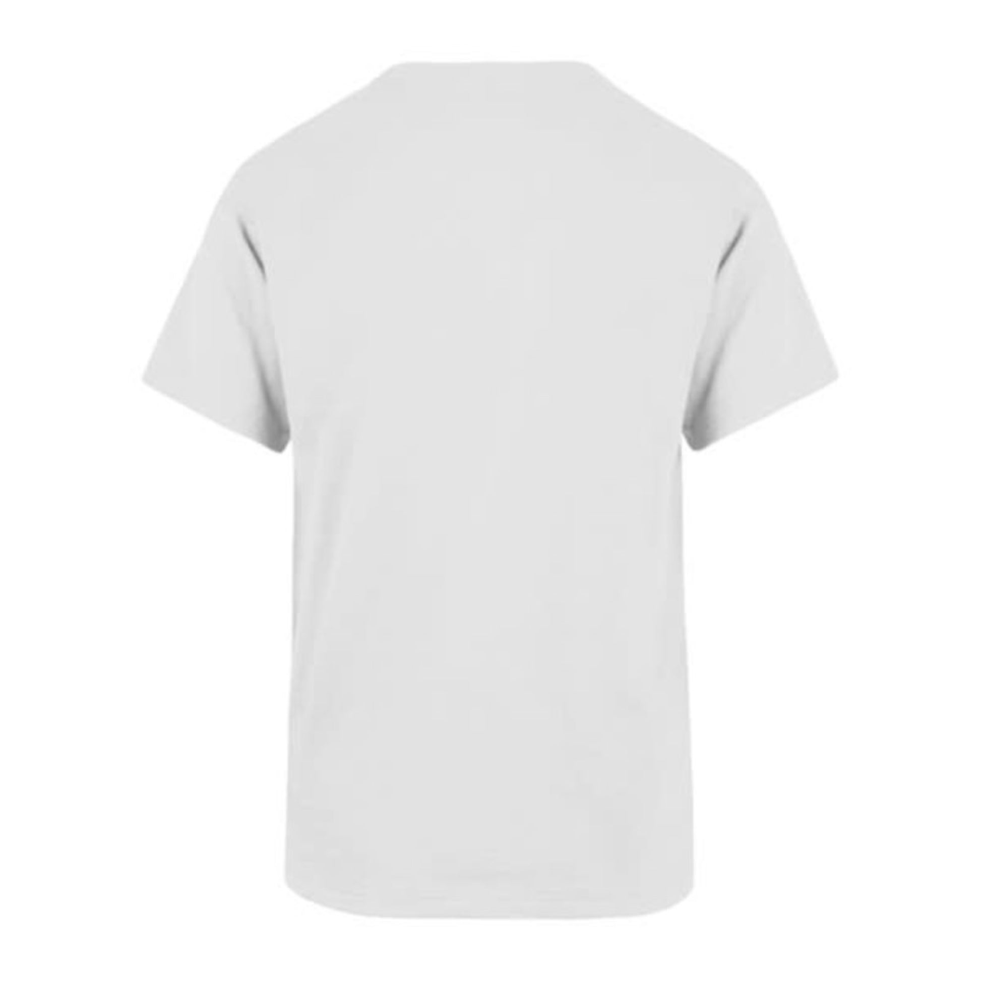 Plain white t-shirt on a white background