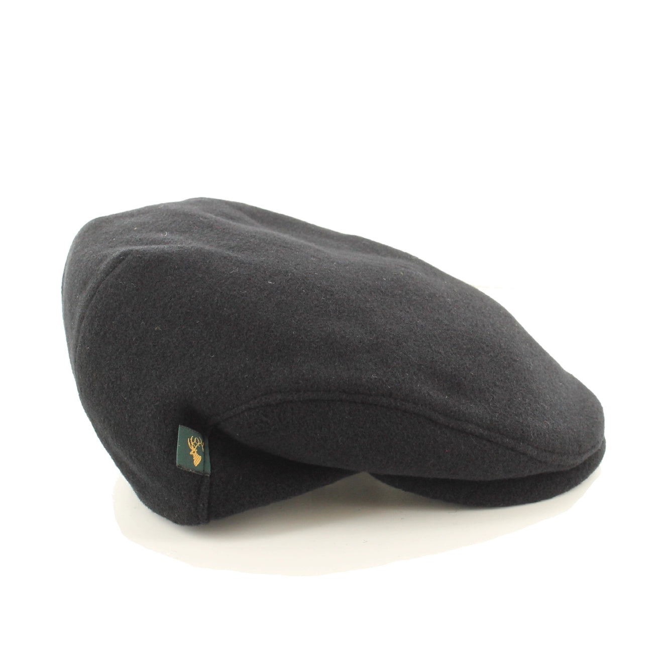 Black Wool Trinity Cap