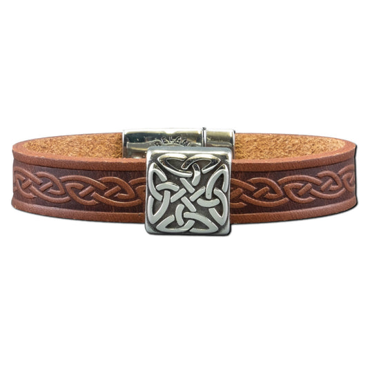 Lee River Braden Square Magnetic Cuff Brown