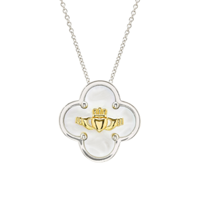 claddagh clover necklace