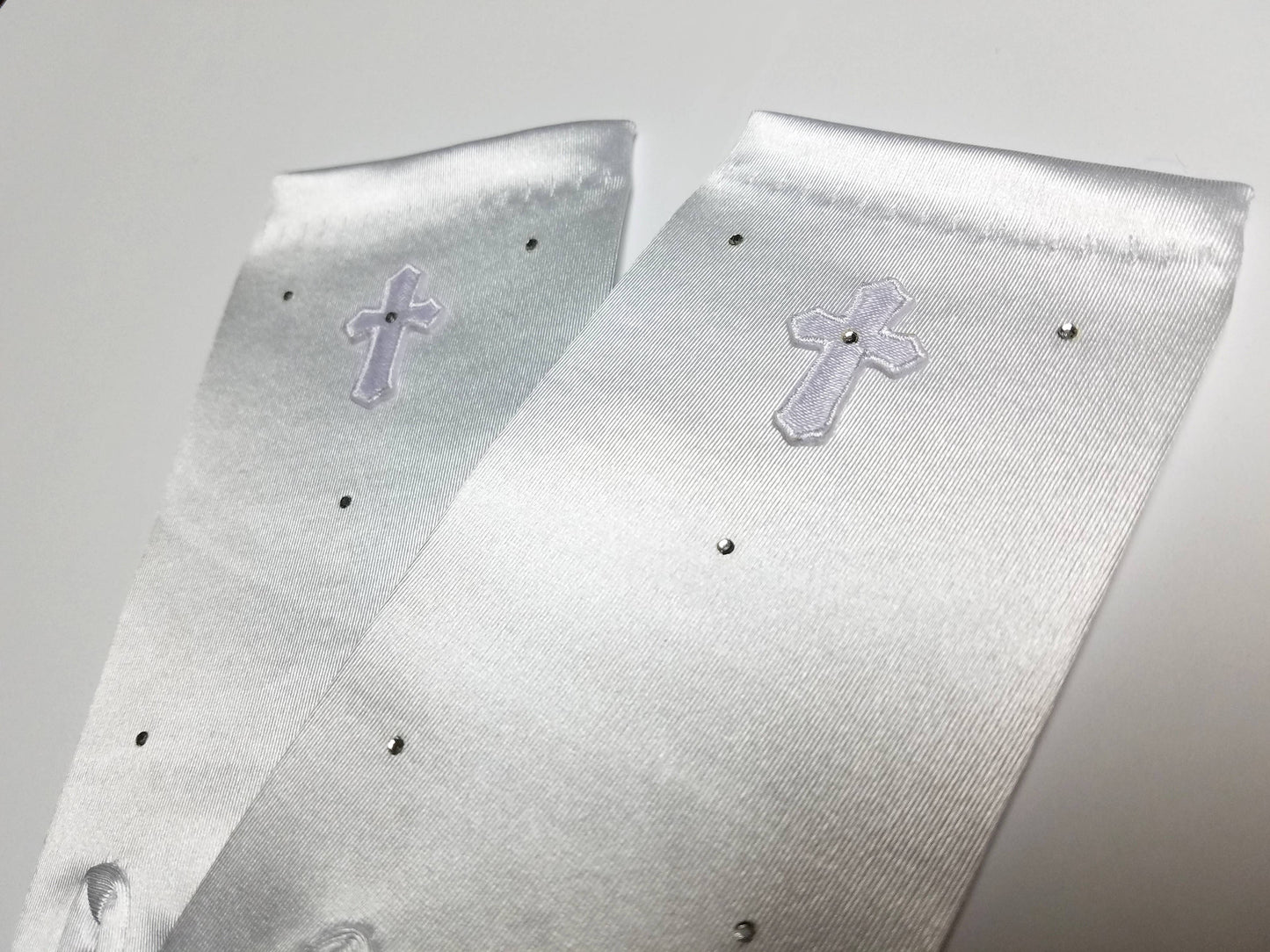 First Communion Satin Girl's Gloves