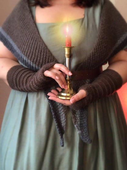 Outlander-inspired striped mittens | Mrs Fitz Cottagecore