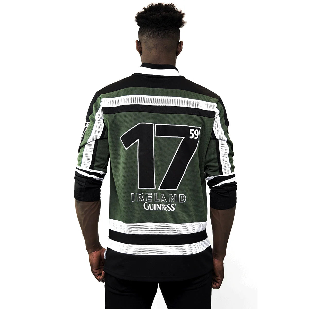 Guinness HARP Hockey Shirt - Green & White