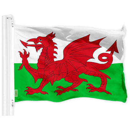 Wales Welsh Flag  3x5 Ft  Indoor/Outdoor