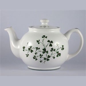 Large Shamrock Tea Pot
