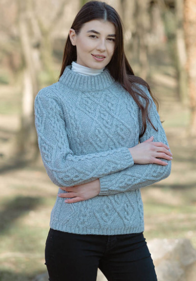 Aran Cable Knit Sweater