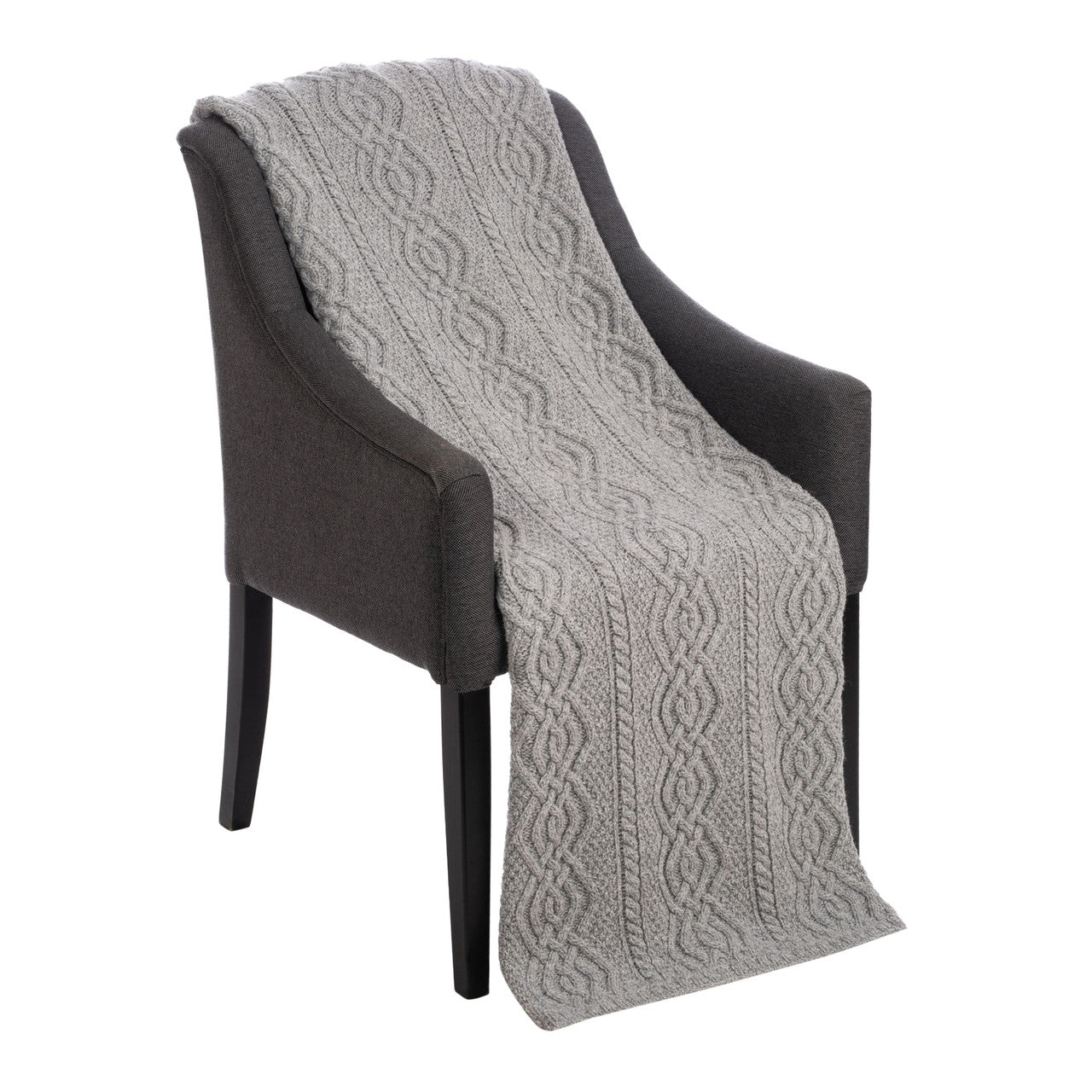 Dara Merino Wool Aran Throw